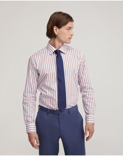 White/Orange Stripe