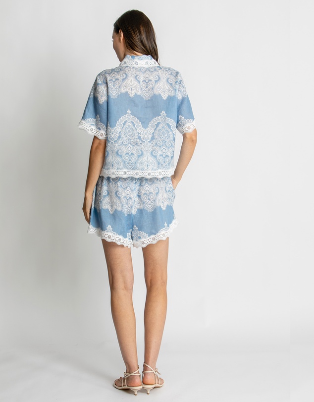 KACHEL - Isla Lace Trim Short