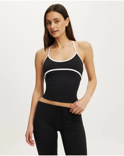 Cotton On Body Active - Ultra Soft Noughties Contrast Tank