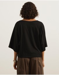 Atmos&Here - Wide Sleeve Boxy T-Shirt