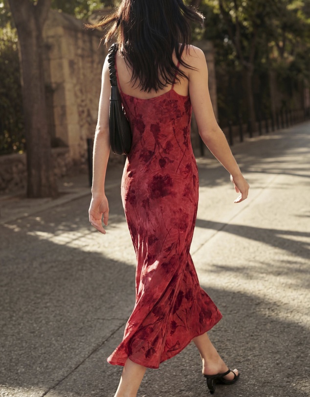 Desigual - Flocked Strap Dress