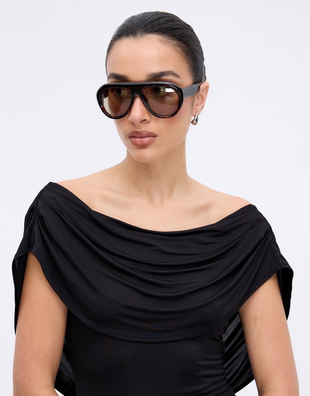 Minima Esenciales - Laramie Draped Bodysuit