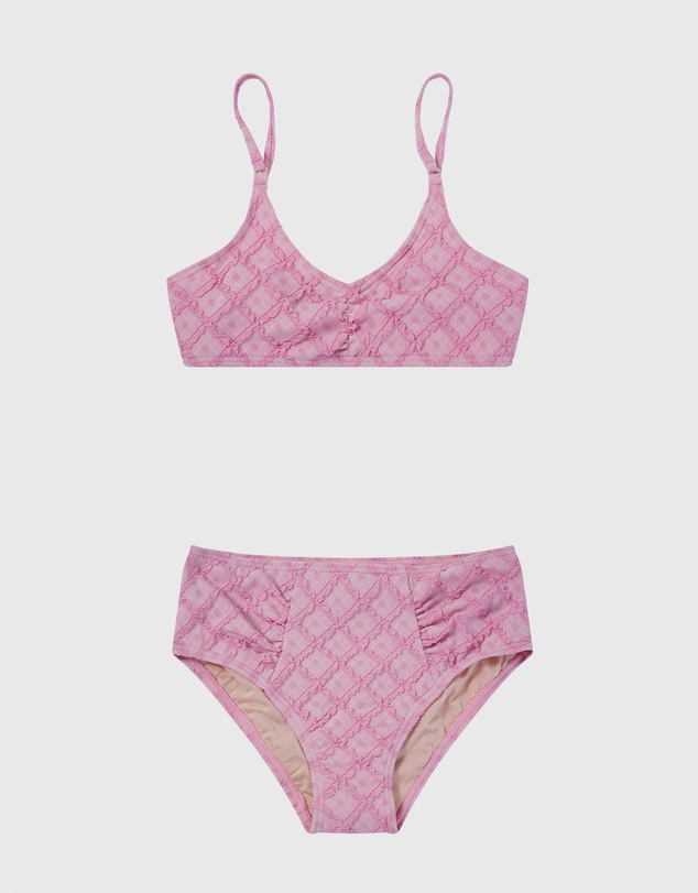 Aqua Blu Kids - Stepping Stones Pink Active Bikini Set - Teens