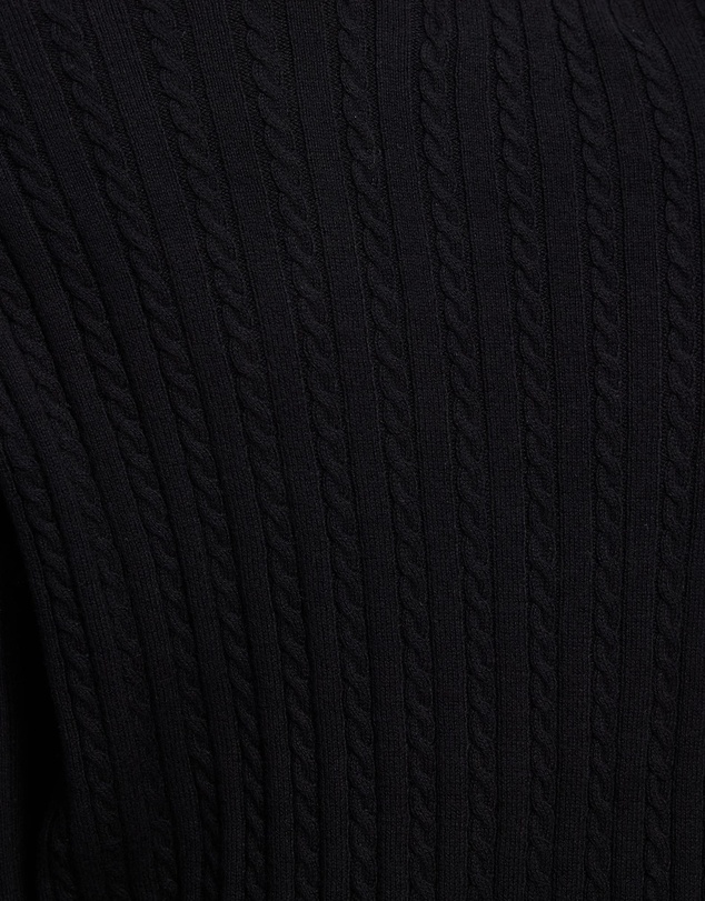 Lindsay Nicholas New York - V-Neck Cable Sweater