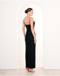 Pilgrim - Lalor Cowl Neck Beaded Gown