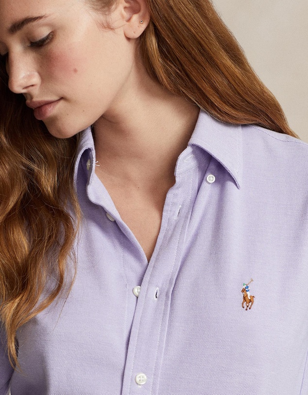 Polo Ralph Lauren - Slim Fit Knit Cotton Oxford Shirt - The ICONIC Exclusive