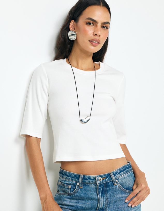 AERE - Odele Rib T-Shirt