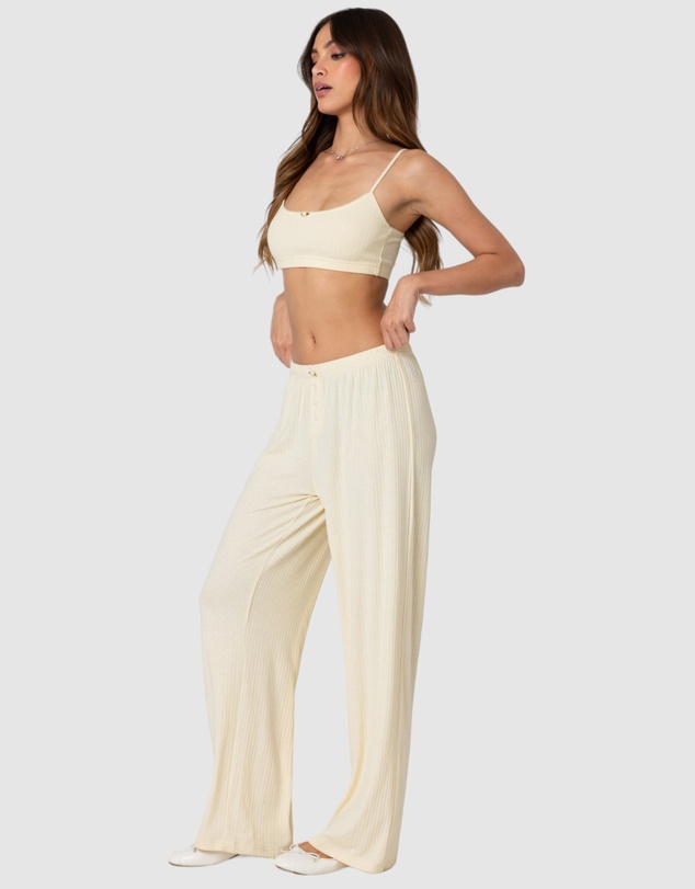 EDIKTED - Lilou Pointelle Pants