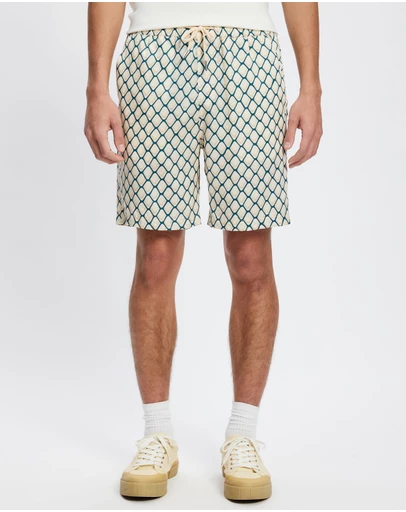 Scotch & Soda - Fave Printed Tencel Relaxed Fit Bermuda Shorts