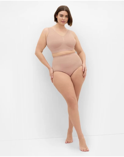 City Chic - Smooth & Chic Seamless 3 Pack Full Brief