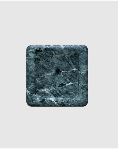 Black Blaze - Halo Square Marble Tray