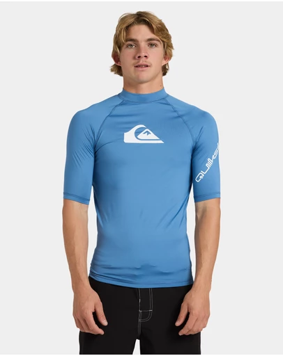 Quiksilver - Mens All Time Short Sleeve Rashguard
