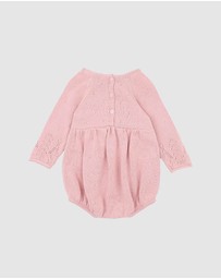 Bebe by Minihaha - Fern Organic Pointelle Knitted Bodysuit - Babies