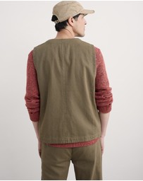 Seasalt - Seasalt Cornwall Green Tollgate Waistcoat