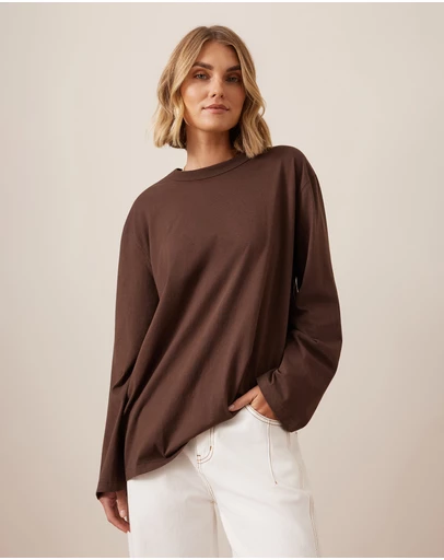 Ceres Life - Finn Oversized Long Sleeve Tee