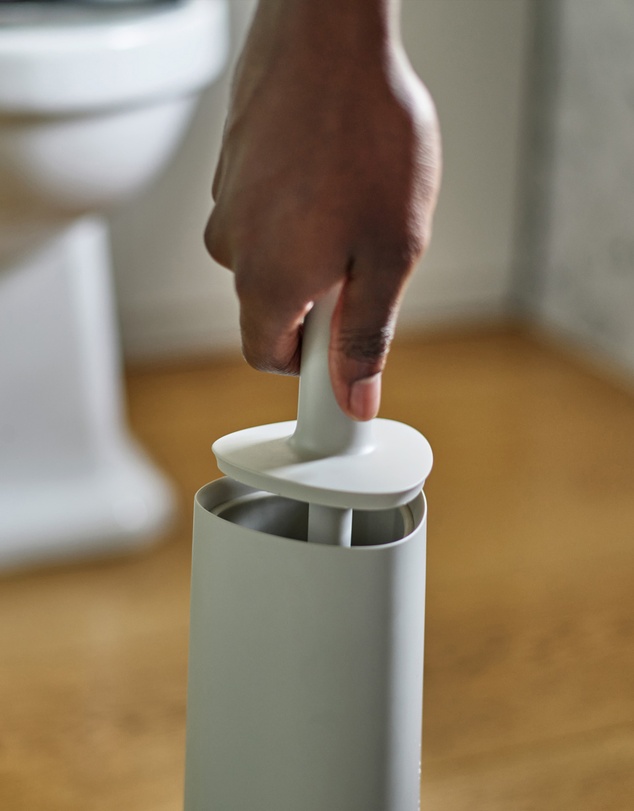 Joseph Joseph - Flex™ 360 Advanced Toilet Brush with Matt Finish (Ecru)