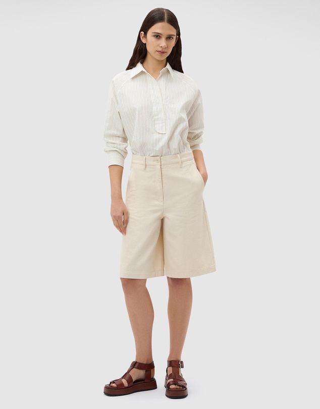 Oroton - Cotton Bermuda Shorts