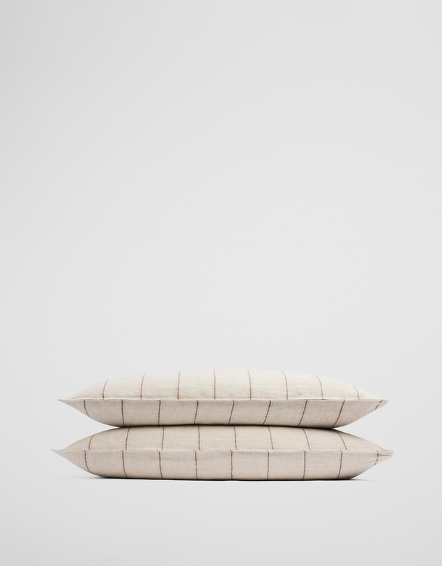 Country Road - Skye Linen Standard Pillowcase Pair