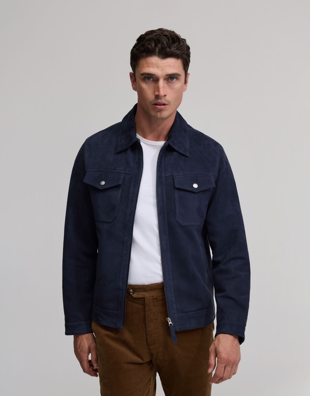 Oxford - Suede Trucker Jacket