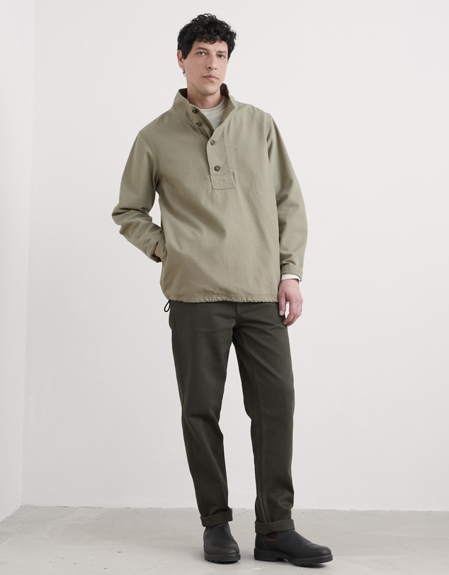 Seasalt - Seasalt Cornwall Green Clay Stone Smock