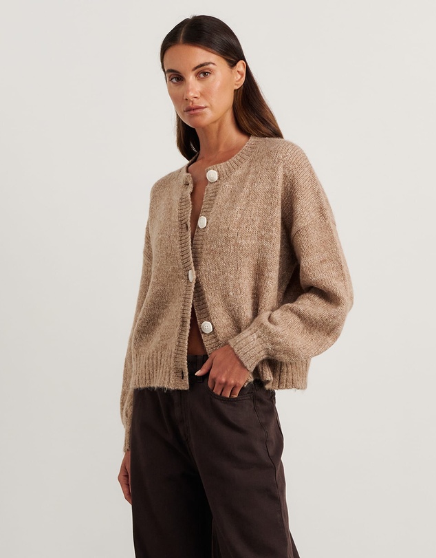 Jag - Lily Fluffy Knit Cardigan