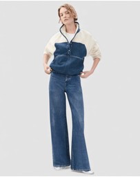 rag & bone - rb Miramar Terry Sofie Full Length Jeans