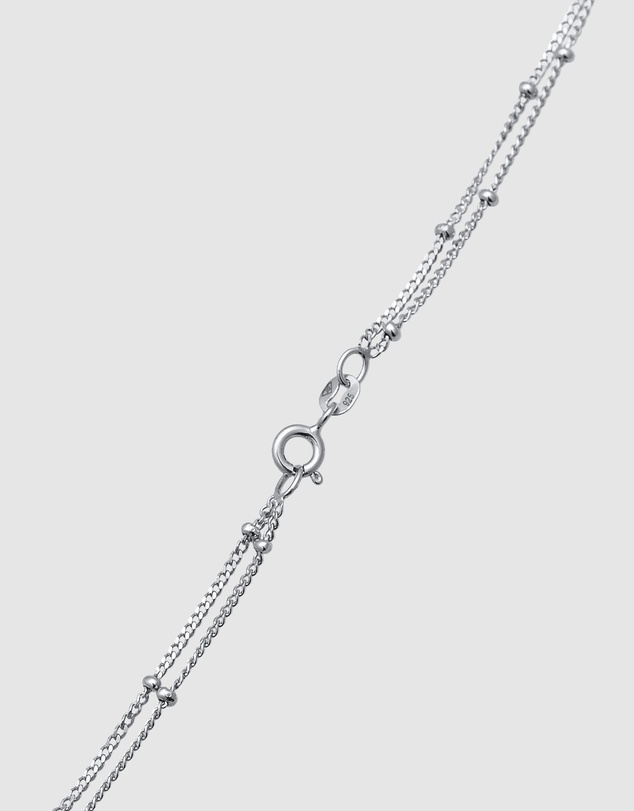 Elli Jewelry - Ball Layer Y-Necklace in 925 Silver