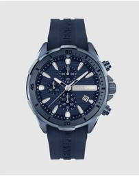 Plein Sport - Plein Impact 46mm Blue dial with Blue Silicone strap