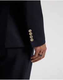 Calibre - Tailored Wool Blazer Navy
