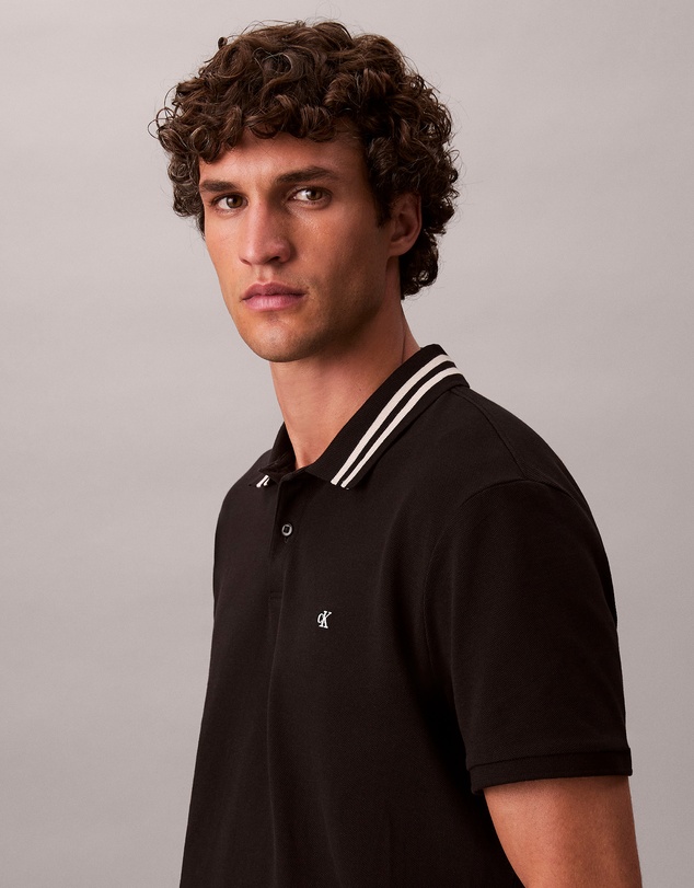 Calvin Klein Jeans - Casual Pique Classic Tipped Polo Shirt