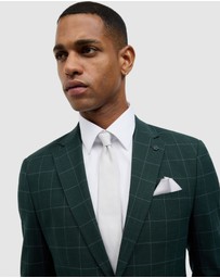 Politix - Sebastian Windowpane Check Tailored Jacket