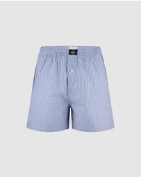 Coast Clothing - Mens Boxers 2 Pack - Navy Check