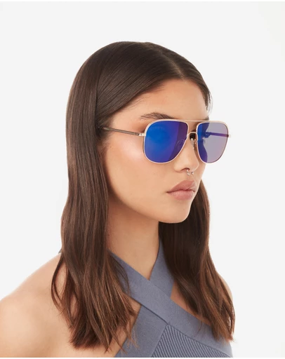 Hawkers Co - HAWKERS - Gold Sky TEARDROP Sunglasses for Men and Women UV400