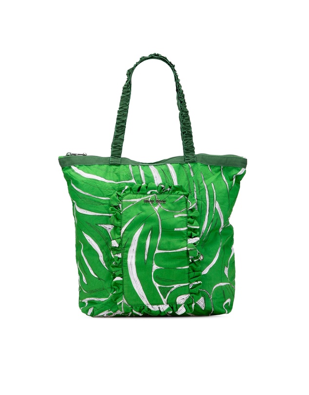 Miu Miu - Pre-Loved Canvas Printed Ivy Tote