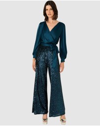 SACHA DRAKE - Sequin Palazzo Pant