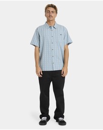 Billabong - Mens Sundays Jacquard Short Sleeve Shirt