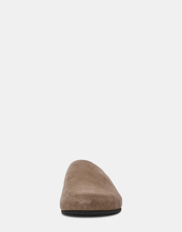 Steve Madden - Fern Taupe Suede Mule Flats
