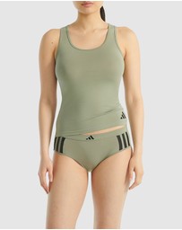 adidas Sportswear - Active Essentials Cotton 3 Stripes Hipster Brief