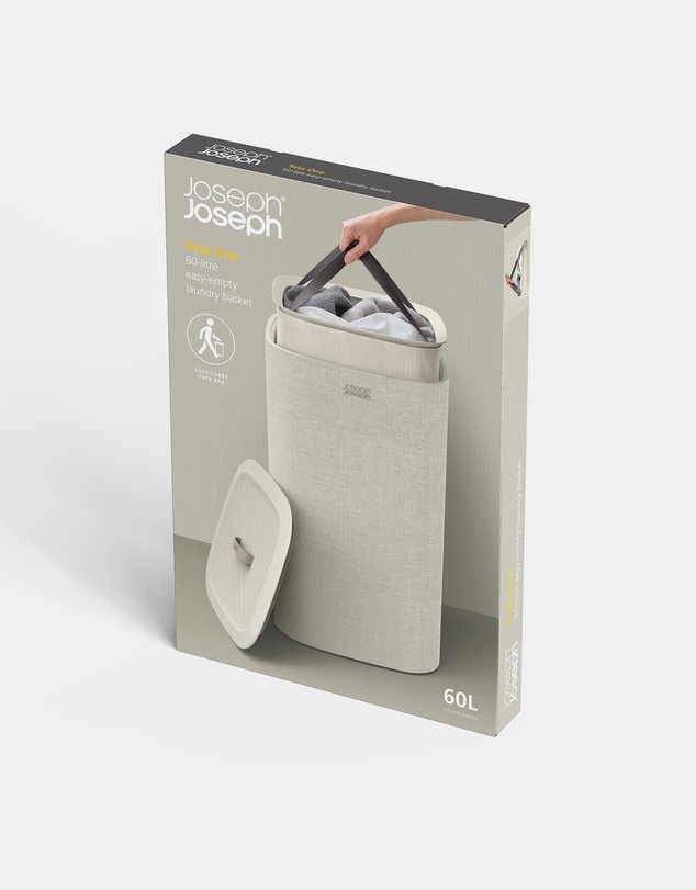 Joseph Joseph - Tota One 60L Laundry Basket (Ecru)