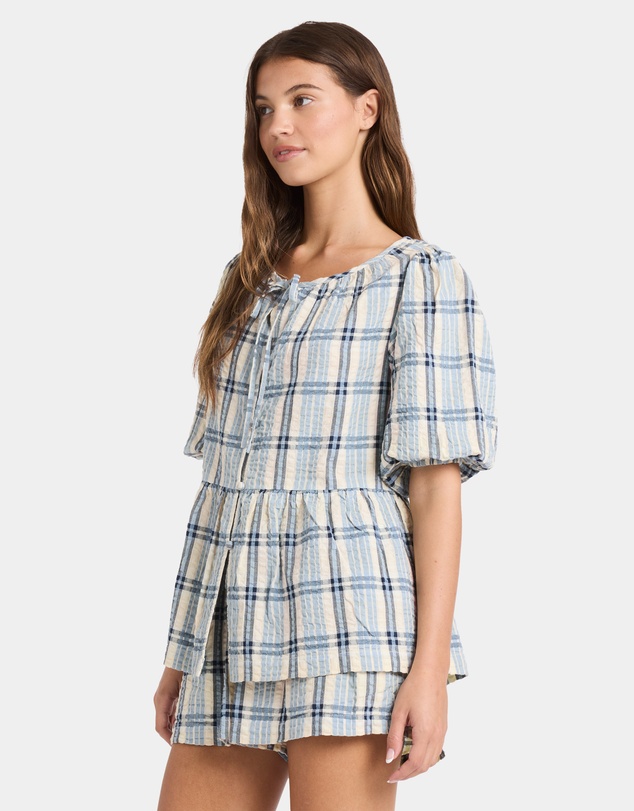 Roxy - Womens Dyland Check Blouse