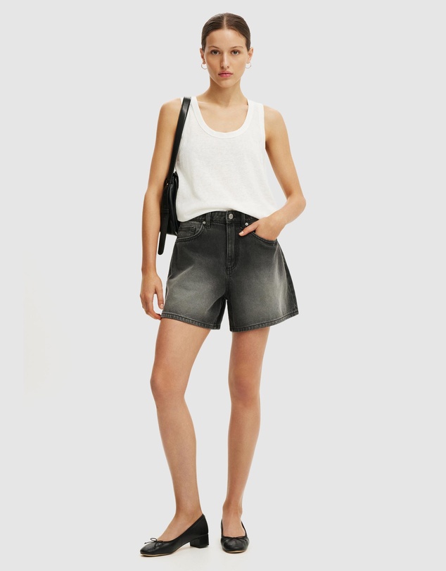 Cotton On - High 90s Denim Shorts