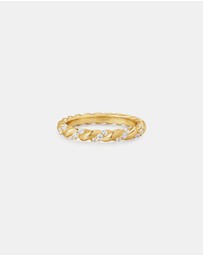 Ania Haie - Gold Sparkle Twisted Ring