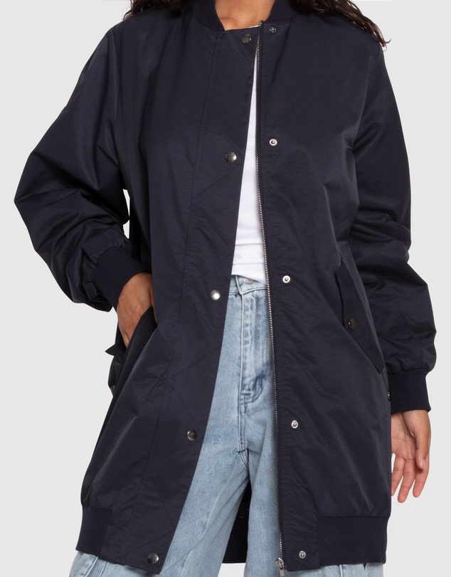 Belle & Bloom - Chasing You Long Bomber Jacket