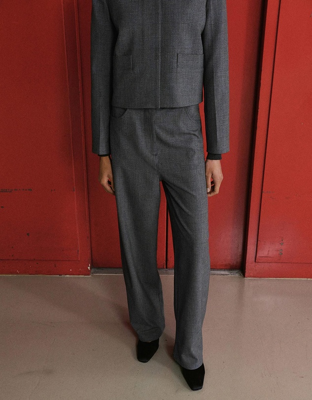M.N.G - Straight Mid-Rise Trousers