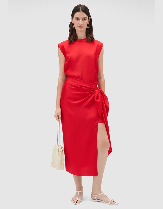 Oroton - Silk Sarong Skirt