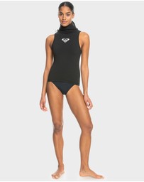 Roxy - Womens 2mm Swell Series Hooded Wetsuit Vest