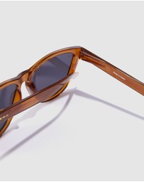 Hawkers Co - Polarized Brown One Raw Sunglasses for Men and Women UV400