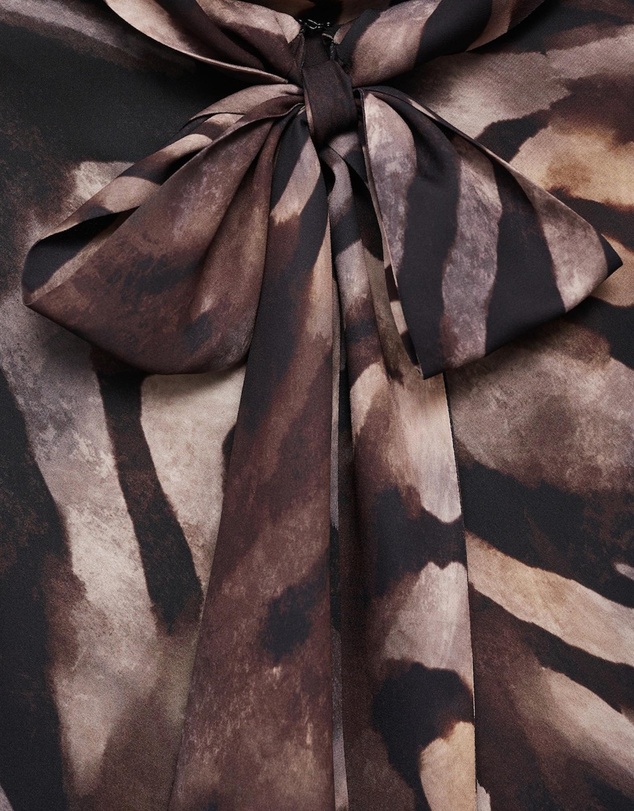 M.N.G - Martina Zebra Satin Dress