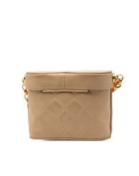 Pre-Loved by Azura Reborn - Pre-Loved CC Quilted Lambskin Tassel Chain Vanity Bag