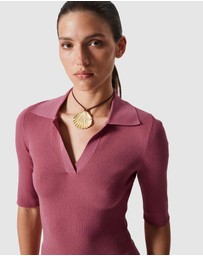 & Other Stories - Collared Short-Sleeve Top